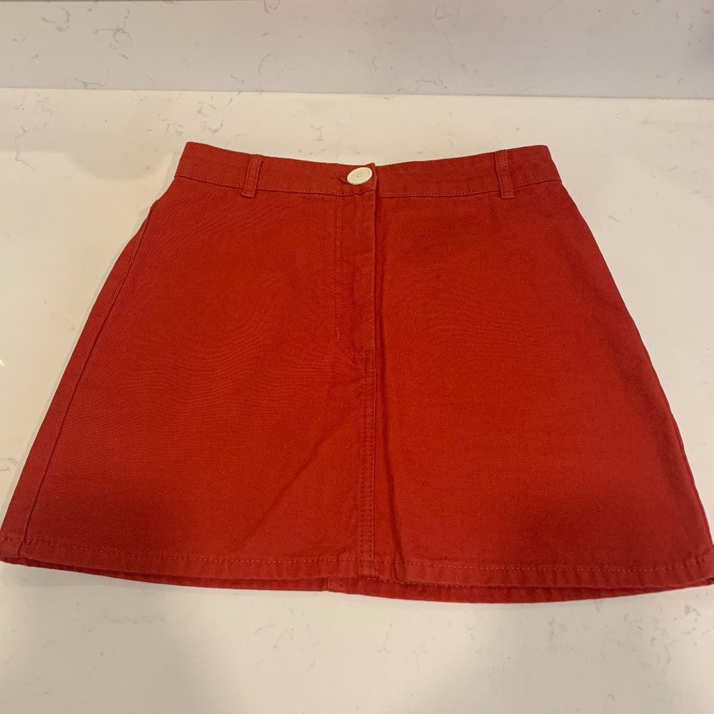 BDG Orange Mini Skirt